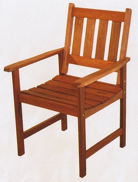 FAUTEUIL EN BOIS EXOTIQUE