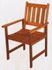 FAUTEUIL EN BOIS EXOTIQUE